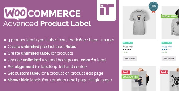 WooCommerce Advanced Product Label Preview Wordpress Plugin - Rating, Reviews, Demo & Download