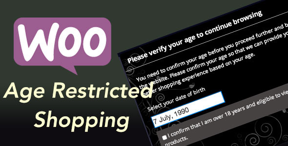 Woocommerce Age Restricted Shopping Preview Wordpress Plugin - Rating, Reviews, Demo & Download