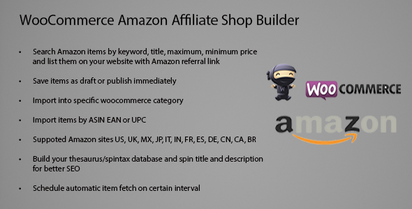 WooCommerce Amazon Affiliate Site Builder Preview Wordpress Plugin - Rating, Reviews, Demo & Download