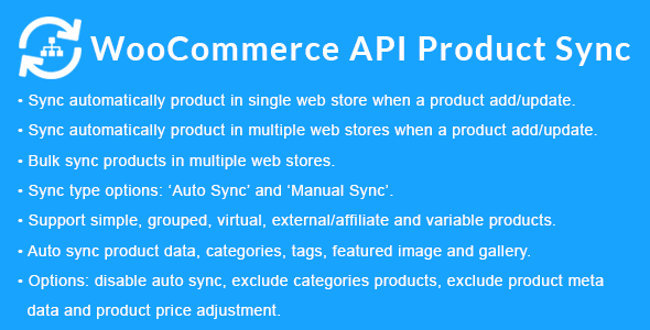WooCommerce API Product Sync With Multiple WooCommerce Stores (Shops) Preview Wordpress Plugin - Rating, Reviews, Demo & Download