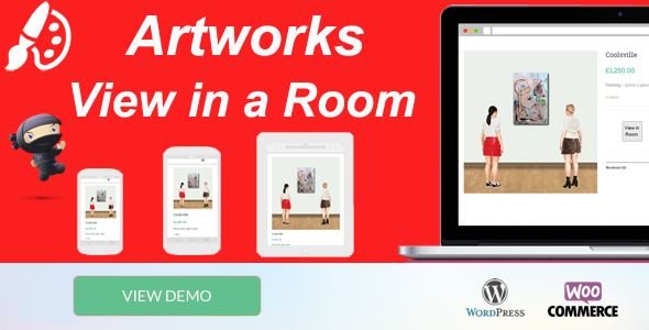 WooCommerce Artworks View In Room Preview Wordpress Plugin - Rating, Reviews, Demo & Download