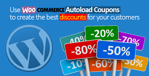 Woocommerce Autoload Coupons Preview Wordpress Plugin - Rating, Reviews, Demo & Download