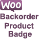 Woocommerce Backorder Product Badge