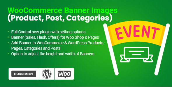 WooCommerce Banner Images (Products, Post, Categories) Preview Wordpress Plugin - Rating, Reviews, Demo & Download