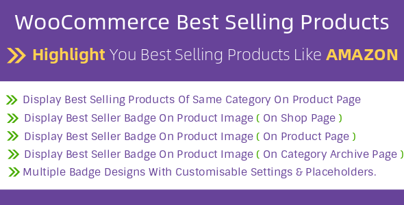 WooCommerce Best Selling Products Preview Wordpress Plugin - Rating, Reviews, Demo & Download