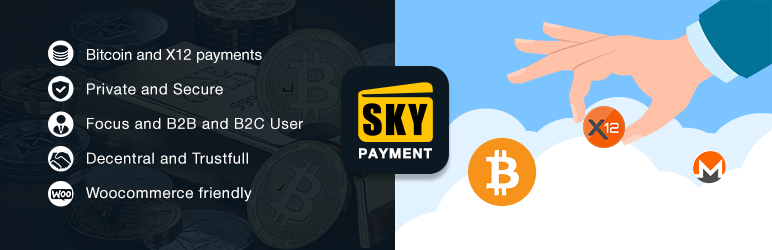 WooCommerce Bitcoin And X12 Payment Gateway – SkyPayment Preview Wordpress Plugin - Rating, Reviews, Demo & Download