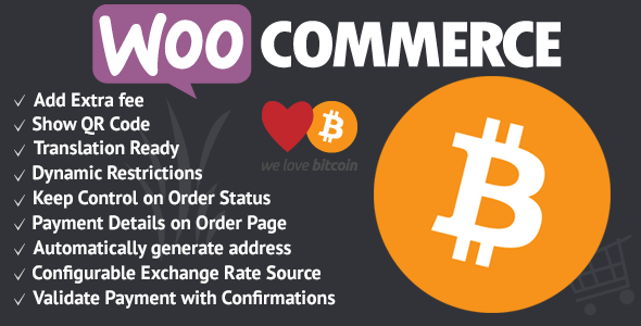 WooCommerce Bitcoin Payments Preview Wordpress Plugin - Rating, Reviews, Demo & Download