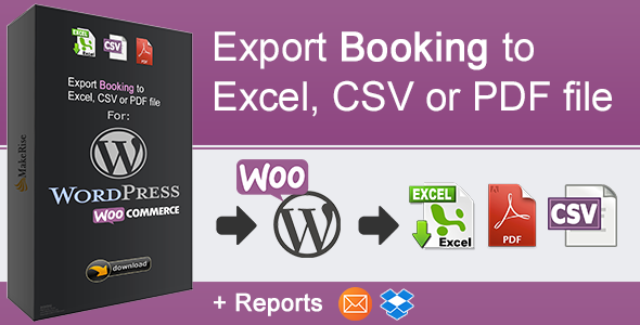WooCommerce Booking Export Preview Wordpress Plugin - Rating, Reviews, Demo & Download