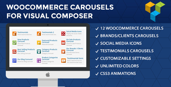 WooCommerce Carousels For Visual Composer Preview Wordpress Plugin - Rating, Reviews, Demo & Download