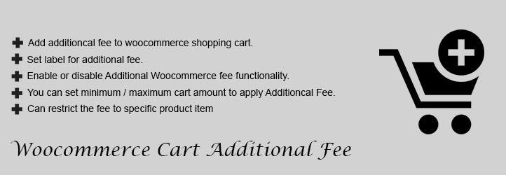 Woocommerce Cart Additional Fee Preview Wordpress Plugin - Rating, Reviews, Demo & Download