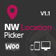 WooCommerce Checkout Location Picker