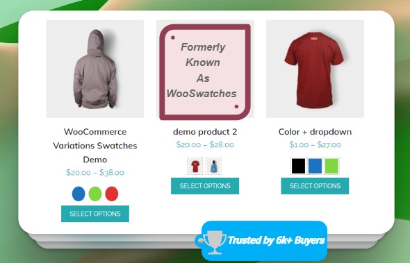 WooCommerce Color Or Image Variation Swatches Preview Wordpress Plugin - Rating, Reviews, Demo & Download