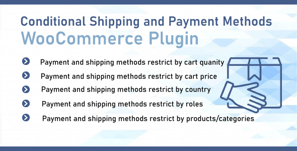 WooCommerce Conditional Shipping & Payment Methods Preview Wordpress Plugin - Rating, Reviews, Demo & Download