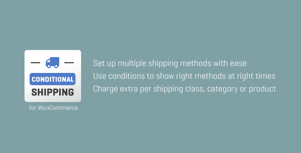 WooCommerce Conditional Shipping Preview Wordpress Plugin - Rating, Reviews, Demo & Download