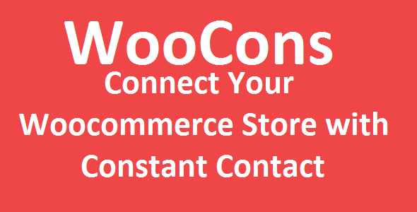 Woocommerce Constant Contact Integration Preview Wordpress Plugin - Rating, Reviews, Demo & Download