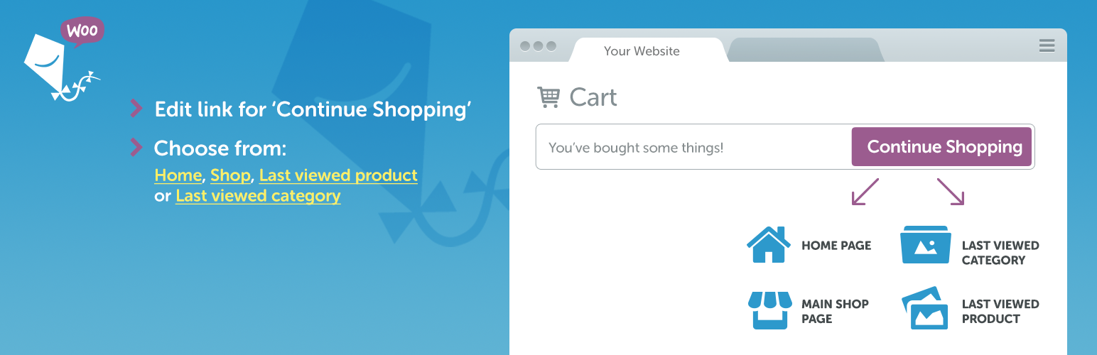 WooCommerce Continue Shopping Preview Wordpress Plugin - Rating, Reviews, Demo & Download