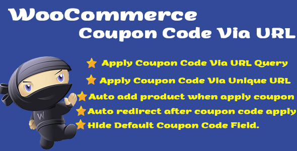 WooCommerce Coupon Code Via URL Preview Wordpress Plugin - Rating, Reviews, Demo & Download