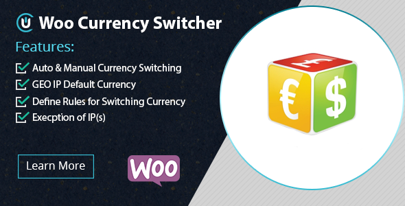 WooCommerce Currency Switcher Plugin Preview - Rating, Reviews, Demo & Download