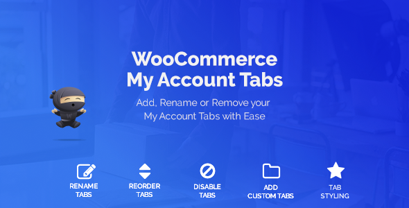 WooCommerce Custom My Account Pages Preview Wordpress Plugin - Rating, Reviews, Demo & Download