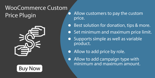 WooCommerce Custom Price Plugin Preview - Rating, Reviews, Demo & Download