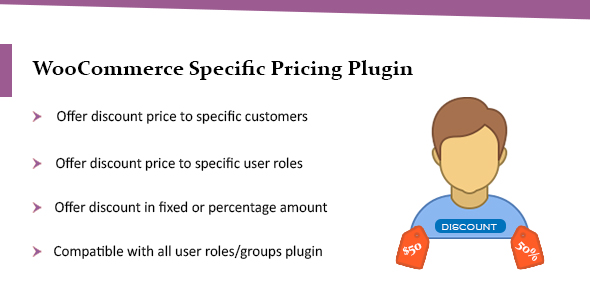 WooCommerce Customer Specific Pricing Plugin Preview - Rating, Reviews, Demo & Download