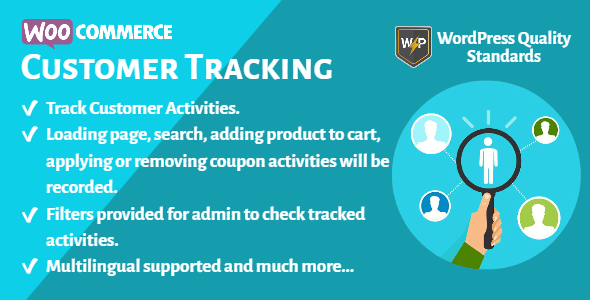 WooCommerce Customer Tracking | Record User Activities Preview Wordpress Plugin - Rating, Reviews, Demo & Download