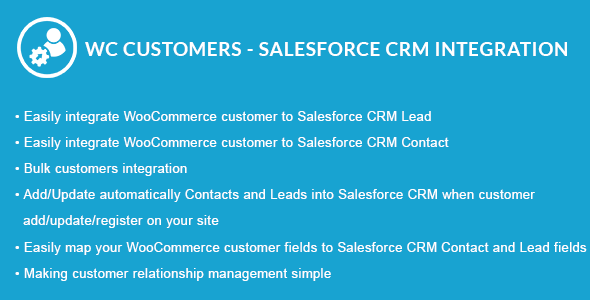 WooCommerce Customers – Salesforce CRM Integration Preview Wordpress Plugin - Rating, Reviews, Demo & Download