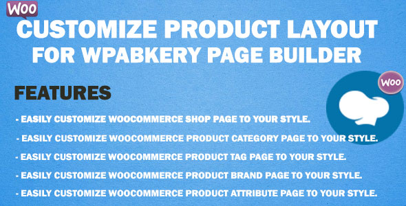 WooCommerce Customize Product Layout For WPBakery Page Builder Preview Wordpress Plugin - Rating, Reviews, Demo & Download