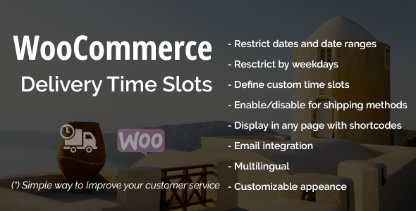 WooCommerce Delivery Time Slots Preview Wordpress Plugin - Rating, Reviews, Demo & Download