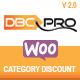 Woocommerce Direct Bulk Category Discount Pro Plugin