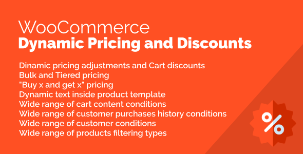 WooCommerce Discounts And Dynamic Pricing Preview Wordpress Plugin - Rating, Reviews, Demo & Download