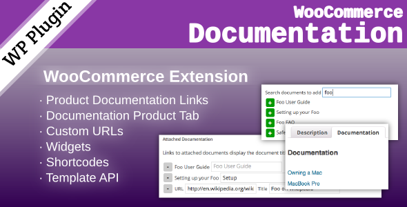 WooCommerce Documentation Preview Wordpress Plugin - Rating, Reviews, Demo & Download