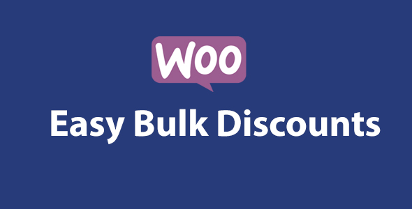 Woocommerce Easy Bulk Discounts Preview Wordpress Plugin - Rating, Reviews, Demo & Download