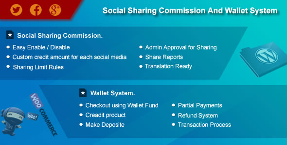 Woocommerce Easy Social Sharing Commission And Wallet System Preview Wordpress Plugin - Rating, Reviews, Demo & Download