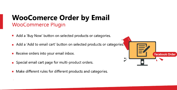 WooCommerce Email Order  – Instant Order By Email Preview Wordpress Plugin - Rating, Reviews, Demo & Download