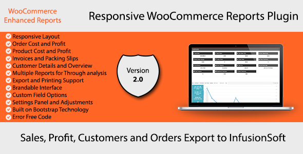 WooCommerce Enhanced Reports Preview Wordpress Plugin - Rating, Reviews, Demo & Download