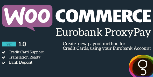 WooCommerce Eurobank ProxyPay Preview Wordpress Plugin - Rating, Reviews, Demo & Download