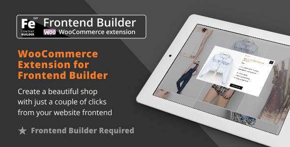 WooCommerce Extension For Frontend Page Builder Preview Wordpress Plugin - Rating, Reviews, Demo & Download