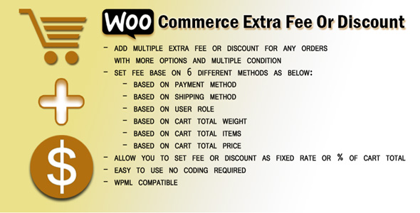 WooCommerce Extra Fee Or Discount Preview Wordpress Plugin - Rating, Reviews, Demo & Download