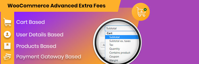 WooCommerce Extra Fees Lite – Use For Extra Charge + Conditional Fee + Extra Cost For WooCommerce Preview Wordpress Plugin - Rating, Reviews, Demo & Download