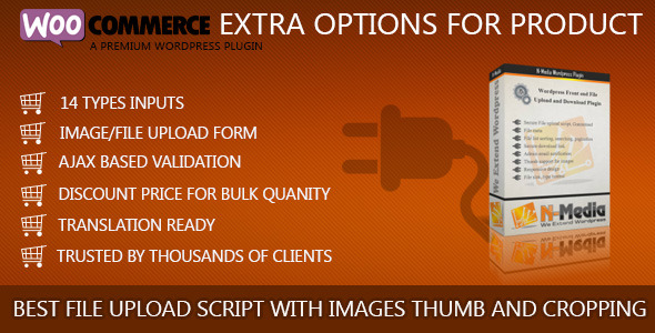 WooCommerce Extra Options Preview Wordpress Plugin - Rating, Reviews, Demo & Download