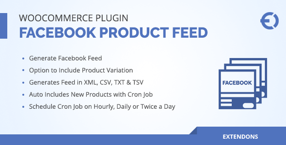 WooCommerce Facebook Product Feed Plugin Preview - Rating, Reviews, Demo & Download
