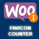 Woocommerce Favicon Counter
