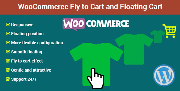 WooCommerce Fly To Cart And Floating Cart Preview Wordpress Plugin - Rating, Reviews, Demo & Download