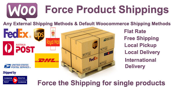 Woocommerce Force Product Shippings Preview Wordpress Plugin - Rating, Reviews, Demo & Download