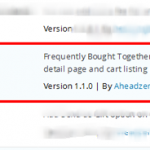 Woocommerce Frequently Bought Together Plugin