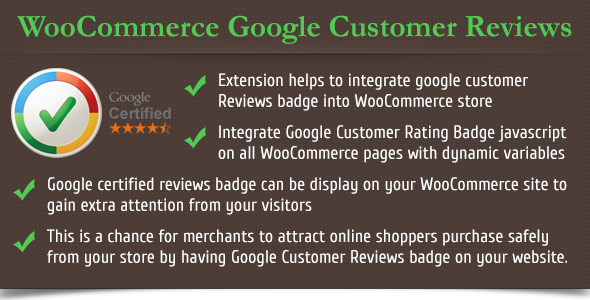 WooCommerce Google Customer Reviews Preview Wordpress Plugin - Rating, Reviews, Demo & Download