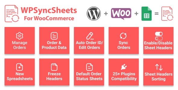 WooCommerce Google Spreadsheet Addon – (Import / Export) Preview Wordpress Plugin - Rating, Reviews, Demo & Download