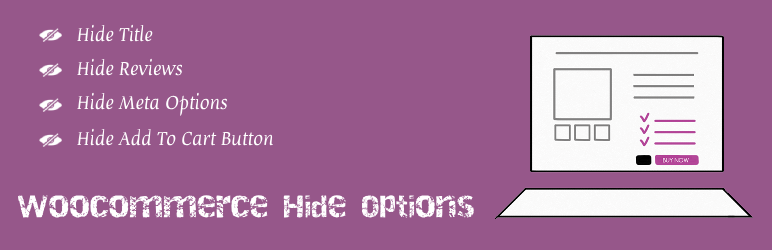 Woocommerce Hide Options Preview Wordpress Plugin - Rating, Reviews, Demo & Download