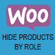 WooCommerce Hide Products By Role